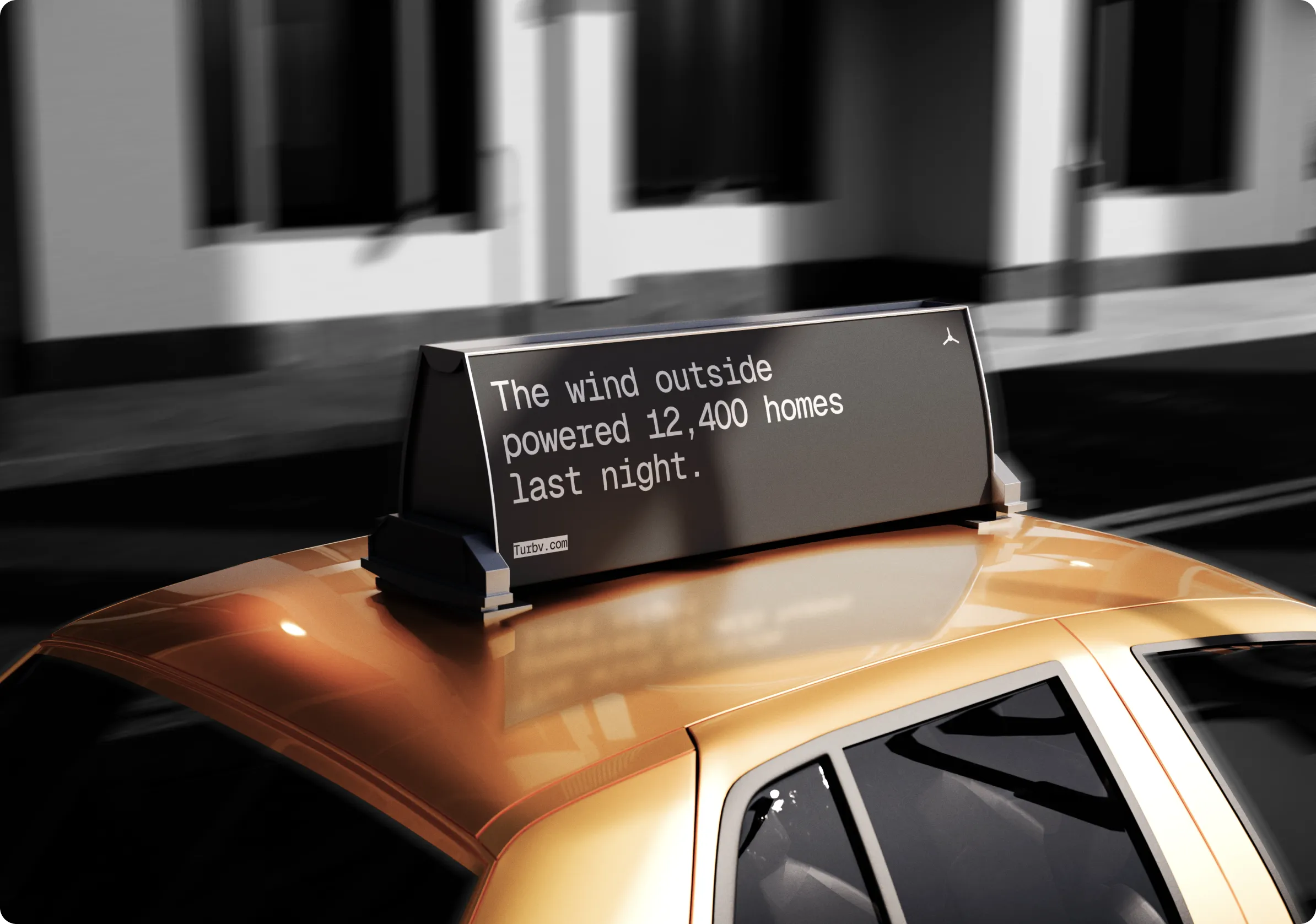 TURB-V Taxi Top Digital Display